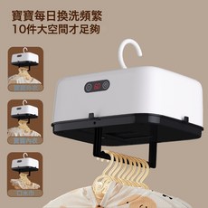 可摺疊小型乾衣機 嬰兒烘衣機器 宿舍旅行便攜式, 美規, 草綠色