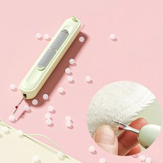 바늘가이드 수동 휴대용 바느질 도구 실끼우기 쪽가위, 본상품, 상세페이지 참조, 1개