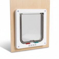 소형·중형견 및 고양이용 출입문 안전문, 1개, 블랙