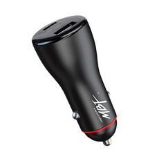 엠비에프 100W USB PD PPS 듀얼 차량용 초고속 시거잭 충전기 MBF-CARQ31, USB PD 45W 듀얼 PPS 초고속 차, 블랙