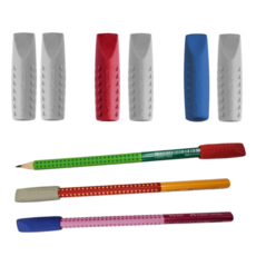 파버카스텔 연필/펜슬 보호캡 겸용 지우개 그립 2001 10pcs, 그레이, 5팩