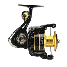 Lidafish 2000-7000 시리즈 스피닝 릴 8KG 최대 드래그 5.2:1/4.7:1 바닷물 낚시 릴 낚시 액세서리, Gold, 3000 Series