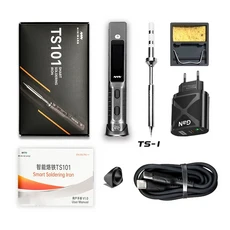 기존 TS101 납땜 인두 조정 가능한 온도 디지털 솔더 스테이션 90W PD 충전기 미니 USB, 02 EU Plug, 11 TS-I