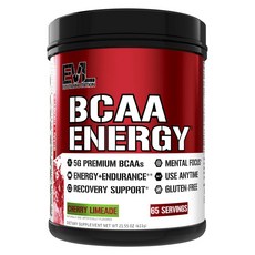 EVLUTIONNUTRITION BCAA ENERGY支鏈胺基酸能量粉 櫻桃檸檬口味, 1個, 611g