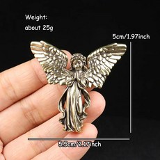 쿠쿠스토어 사랑의 날개 달린 작은 천사 집 송진 공예 장식 날리는 뿔 재미있는 데스크탑 분위기, 1개