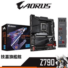 GIGABYTE 技嘉 Z790 AORUS ELITE D5 ATX 主機板, 1個