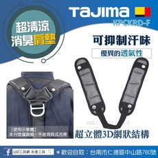 田島TAJIMA 超清涼消臭肩墊 KPCKRD-F 透氣除臭抑制汗味 超立體網狀 防滑貼合肩部 超輕涼, 1個