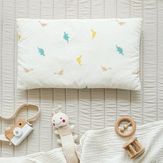 마롤로뜨 사계절 30수 씬필로우 유아 신생아 돌 아기 베개 낮은베개, 크앙디노_씬필로우