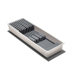 식기 컴팩트 굿 OXO 그립 정리함, Compact Knife Organizer, 컴팩트 나이프 오거나이저, 1개