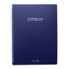 모닝글로리 K컬러 스프링 클리어화일 40P 네이비 jae+156uP