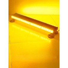 차량용 LED바 자동차 조명 라이트 경광등 경고등 램프, 1개, 3단 45CM 단면(적/청)