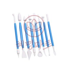 혜명마트 클레이 도구 세트 8pcs, 퍼플