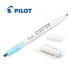 파이롯트 키레나 트윈팁 형광펜, 블루, 10개 (키레나 Basic)