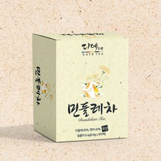[본사직영] 다예 100% 국산 민들레차 8티백 사각 티백차, 2개, 8개입, 800mg