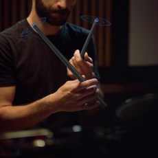 전자 에어 드럼 스틱 초보자를위한 악기 어린이 성인, 01 빠른