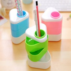 다비모아 3단 펜꽂이 필기구트레이, 삼각