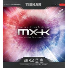 [티바] 에볼루션 MX-K / MX-K(H) MXK 탁구러버, MX-K(47.5도) 빨강MAX(2.1mm), 1개