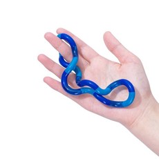 Tangle官方正版 扭扭樂寶石Gems 解壓神器 ADHD專注力訓練手指玩具繩, 【國創高配-正版Uniloop】潟湖, 1個