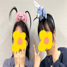 서유 두 손 집게 인형 머리띠 토끼헤어밴드 놀이공원머리띠, 토끼