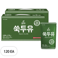 총각네 국산 서리태 쑥두유, 190ml, 120개