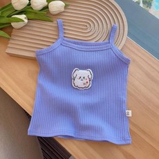 兒童糖果色清新夏裝女童外穿吊帶背心 寶寶韓版童裝上衣 小女孩