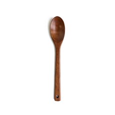 대추나무 천연옻칠 나무 수저세트 조리도구, 1개, 천연옻칠 요리스푼(중)