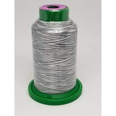 이사코드 자수 실 다양화 9916 레인보우, 9920 Overcast Greys 1000m