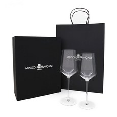 청춘식객 x 프랑스브랜드 고급선물포장 레드와인 화이트와인잔 546ml 2P세트, 2개