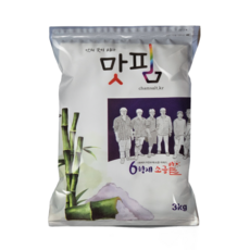 6형제소금밭 맛핌 함초소금 지퍼백 대용량 국내산, 1개, 3kg