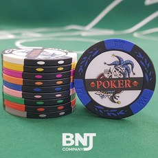 월드트리 조커 포커칩 게임칩 카지노칩 국제규격, 5.파랑, 1개