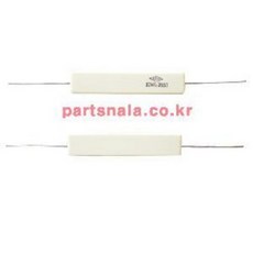 시멘트저항 WRC 10W 엑시얼(RQA)타입 J급(±5%) 10개 단위 판매 Axial type 저항값 옵션선택, 2.2Ω, 1개