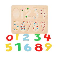 숫자퍼즐 목재퍼즐 숫자놀이퍼즐 수세기교구 mon+41685Xp