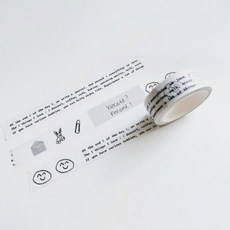 다꾸 종이 Type 마스킹테이프 E css+7140NT