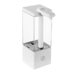 自動感應洗碗精機 洗手機 泡沫機 給皂機 感應出液器 防水 透明Type-C 廚房 浴室, 白色, 1個