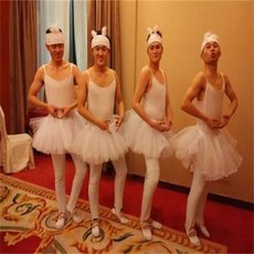 超值 成人芭蕾舞演出服裝男芭蕾演出服天鵝湖舞裙 副廠商品