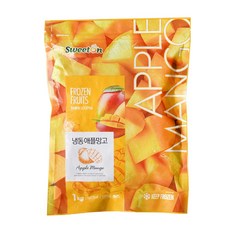 스위트온 페루산 냉동 애플망고 다이스, 1개, 1kg