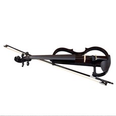 블루투스 전자 바이올린 악기 4/4 연습 취미, 검은색