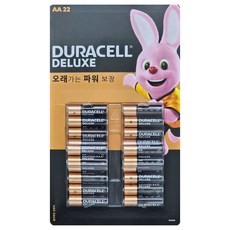 듀라셀 디럭스 알카 AA건전지, 22개입, 1개