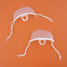 오렌지 마켓 조리 사용 간편 디자인 투명 마스크 플라스틱 위생 투명위생마스크