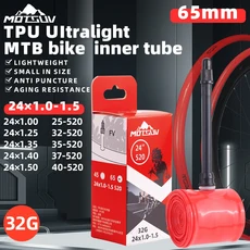 초경량 TPU 도로 MTB 자전거 내부 튜브 16inch18 "20" 22 26 "27.5" 29 "45/65MM 프랑스어 밸브 타이어 부, 01 프레스타 밸브, 01 China Mainland, 17 24inch(520)65mm