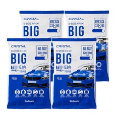 코스트코 불스원 크리스탈 세차용 빅티슈 4 개 687999