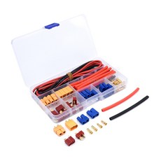 Zhijing 바나나 남성 / 암 커넥터 14AWG 실리콘 와이어 열 수축 & amp;부속품(Colorful), 1개, 화려한