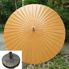 대나무파라솔 우산 볏집 파라솔 원사 브라이트레드 해변, 300cm, 반면 천공, 1