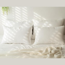 호텔용 마이크로화이버 다운필 항균 베개솜 지퍼형 2p세트, 화이트