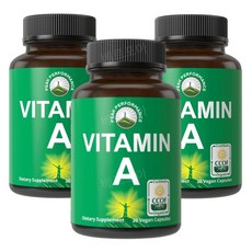 피크퍼포먼스 비타민 A 베타카로틴 5000IU 30캡슐 3개 Vitamin A