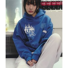 TRAVEL 프로토타입 후드티 딥 블루