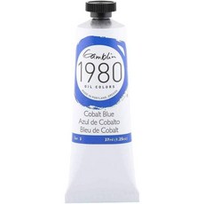 미술용 물감 미술 캔버스용 갬블린 1980 오일 코발트 블루 37ml