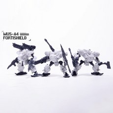하이플레이 추장대륙 1/60 윈드 베인 스쿼드 포티실드 실버 블레이드 유닛 3종 세트 조립 프라모델