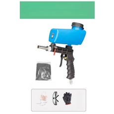 자이클랩 샌딩건 녹제거기 에어샌딩건 에어 제거, 프로페셔널 샌드블라스터 건 + 블랙 코런덤, 기본 색상