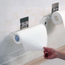 스텐 키친타올걸이 거치대 주방도구 유리 벽선반 수건 정리함